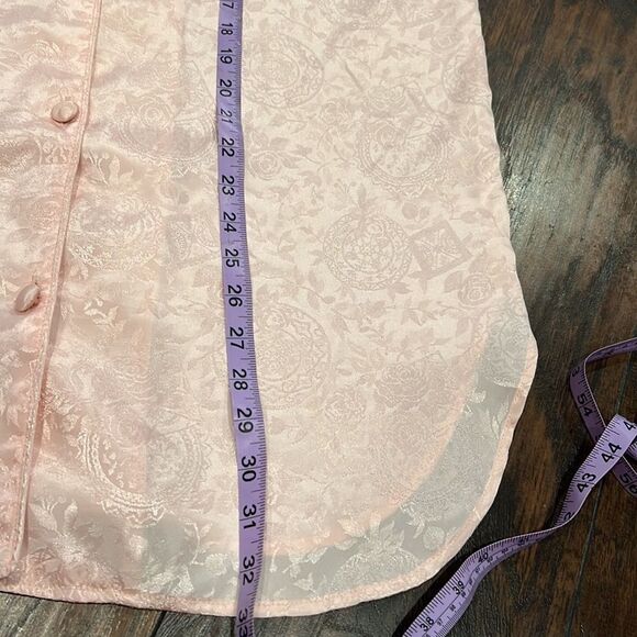 Vintage Victoria’s Secret Gold Label Pink Floral Print Top size S / P but check - Picture 5 of 5